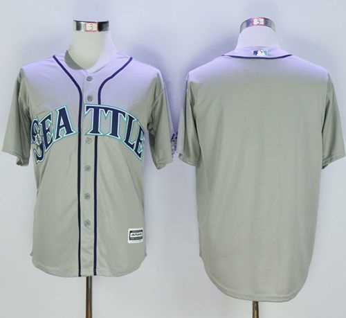 Seattle Mariners Customized Men's Gray New Cool Base Stitched Baseball Jersey,We sell and wholesale Seattle Mariners Customized Men's Gray New Cool Base Stitched Baseball Jersey on line form chian!